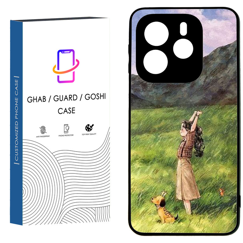 کاور قاب گارد گوشی طرح دخترانه کد 22 - TPU مناسب برای گوشی موبایل شیائومی Redmi Note 14 5G