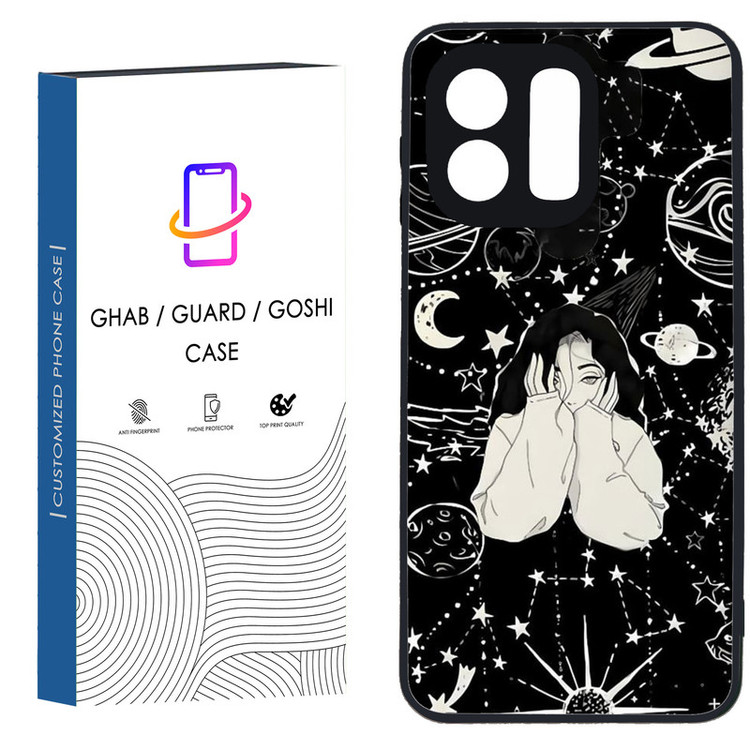 کاور قاب گارد گوشی طرح دخترانه کد 125 - TPU مناسب برای گوشی موبایل شیائومی Redmi Note 12 4G