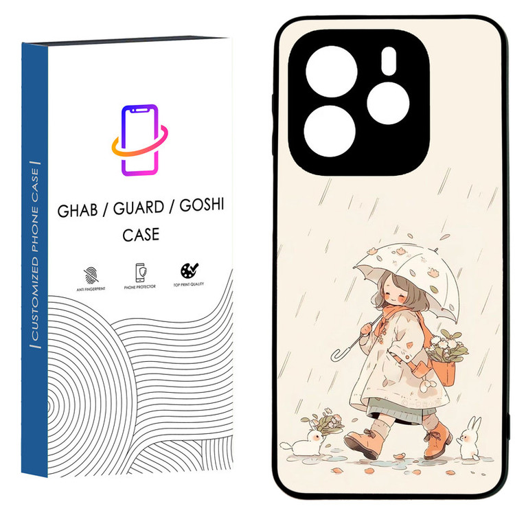 کاور قاب گارد گوشی طرح دخترانه کد 29 - TPU مناسب برای گوشی موبایل شیائومی Redmi Note 14 4G