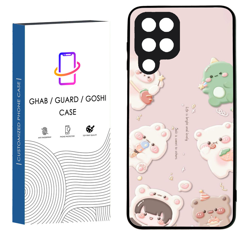 کاور قاب گارد گوشی طرح دخترانه کد 91 - TPU مناسب برای گوشی موبایل سامسونگ Galaxy A22 4G