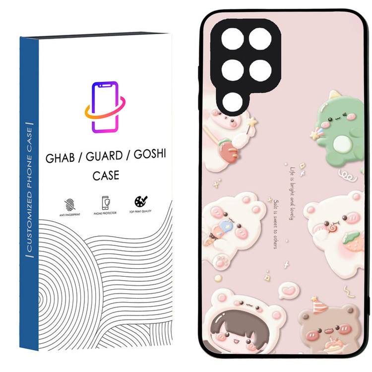 کاور قاب گارد گوشی طرح دخترانه کد 91 - TPU مناسب برای گوشی موبایل سامسونگ Galaxy A22 4G