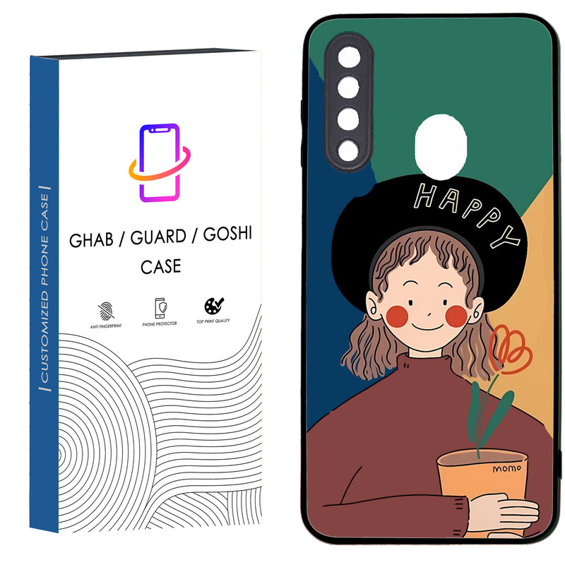 کاور قاب گارد گوشی طرح دخترانه کد 72 - TPU مناسب برای گوشی موبایل سامسونگ Galaxy A20S