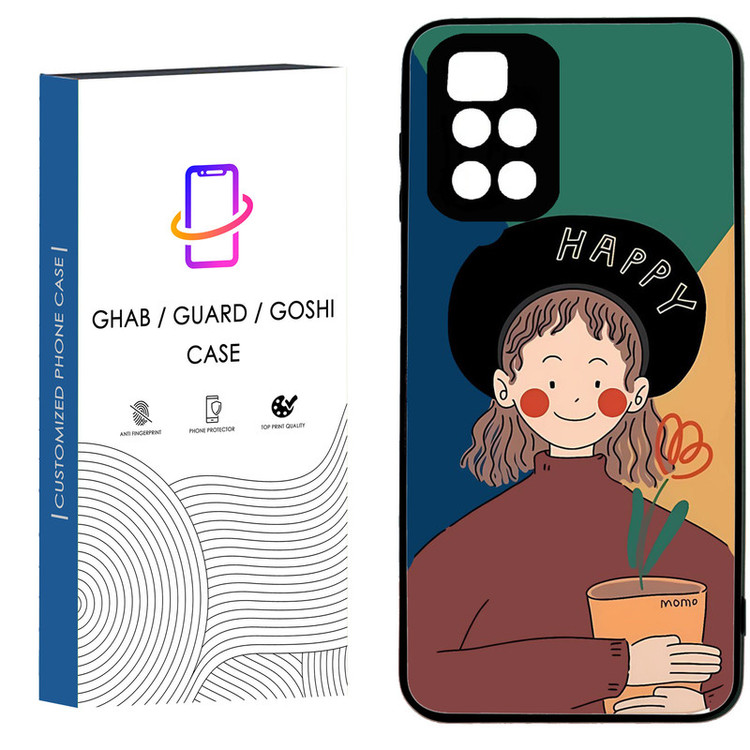 کاور قاب گارد گوشی طرح دخترانه کد 69 - TPU مناسب برای گوشی موبایل شیائومی Redmi Redmi 10 4G