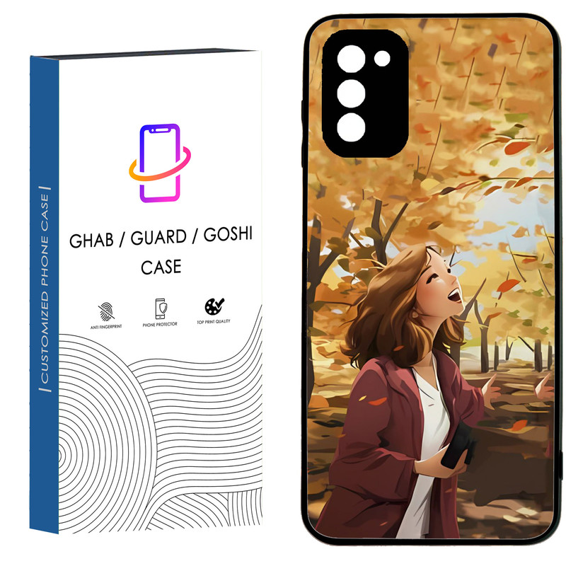 کاور قاب گارد گوشی طرح دخترانه کد 12 - TPU مناسب برای گوشی موبایل سامسونگ Galaxy A03S