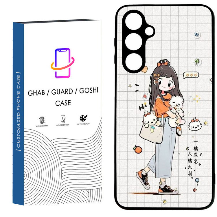 کاور قاب گارد گوشی طرح دخترانه کد 60 - TPU مناسب برای گوشی موبایل سامسونگ Galaxy A34