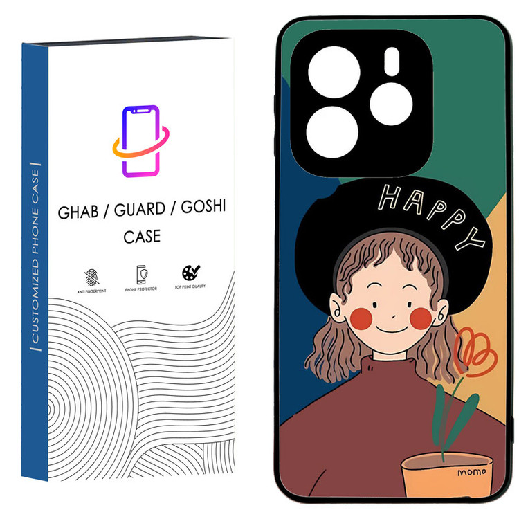 کاور قاب گارد گوشی طرح دخترانه کد 8 - TPU مناسب برای گوشی موبایل شیائومی Redmi Note 14 4G