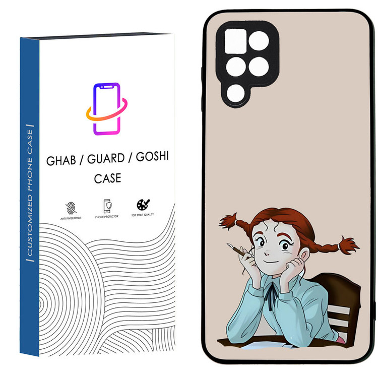 کاور قاب گارد گوشی طرح دخترانه کد 22 - TPU مناسب برای گوشی موبایل سامسونگ Galaxy A12