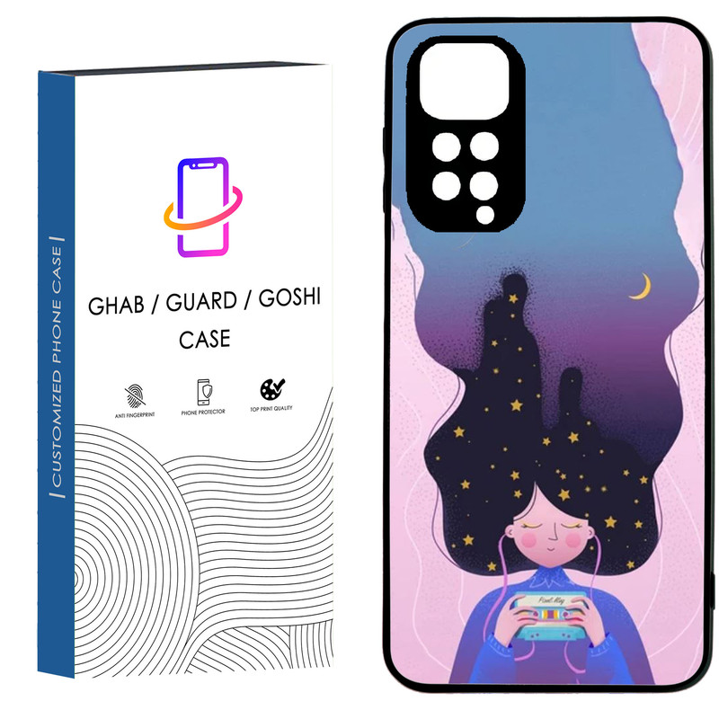 کاور قاب گارد گوشی طرح دخترانه کد 04 - TPU مناسب برای گوشی موبایل شیائومی Redmi note11 4g / note 11s 4g