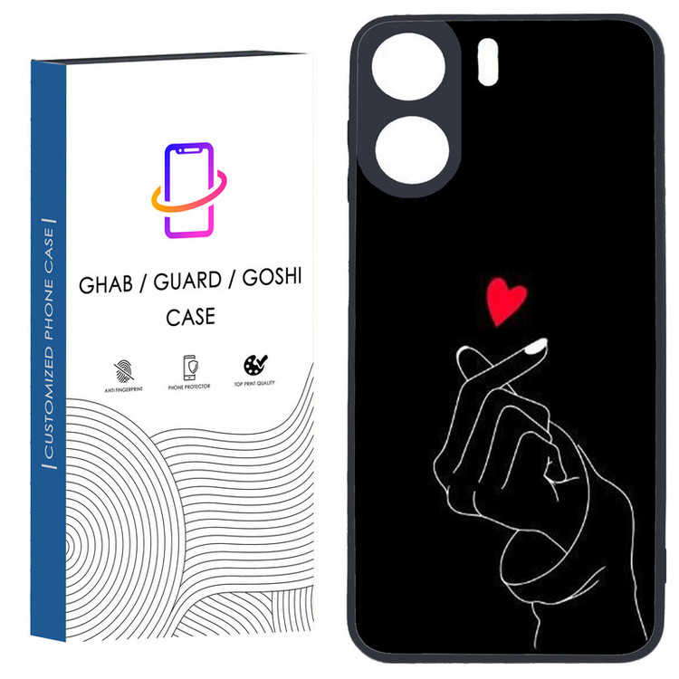 کاور قاب گارد گوشی طرح دخترانه کد 57 - TPU مناسب برای گوشی موبایل شیائومی Redmi 13C / Poco C65