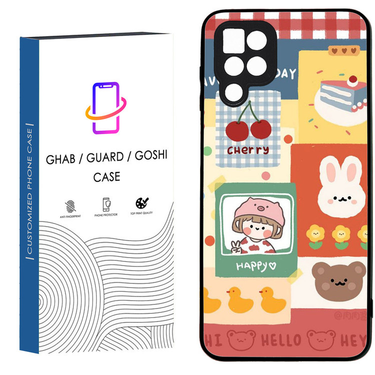 کاور قاب گارد گوشی طرح دخترانه کد 10 - TPU مناسب برای گوشی موبایل سامسونگ Galaxy A12