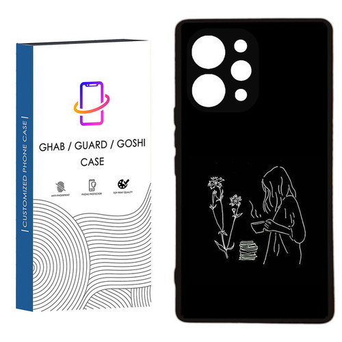 کاور قاب گارد گوشی طرح دخترانه کد 51 - TPU مناسب برای گوشی موبایل شیائومی Redmi 12
