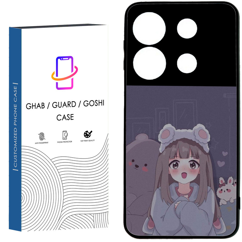 کاور قاب گارد گوشی طرح دخترانه کد 72- TPU مناسب برای گوشی موبایل شیائومی Redmi Note 13 Pro 5G / Poco X6 5G