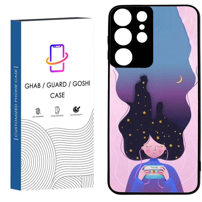 کاور قاب گارد گوشی طرح دخترانه کد 74 - TPU مناسب برای گوشی موبایل سامسونگ Galaxy S21 Ultra / S20 Ultra