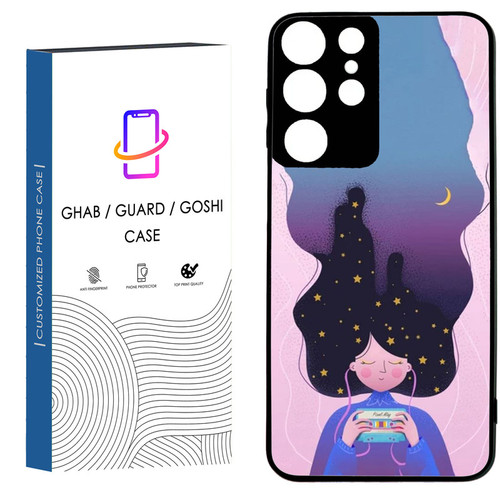 کاور قاب گارد گوشی طرح دخترانه کد 74 - TPU مناسب برای گوشی موبایل سامسونگ Galaxy S21 Ultra / S20 Ultra