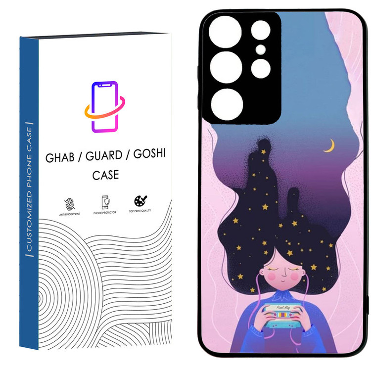 کاور قاب گارد گوشی طرح دخترانه کد 74 - TPU مناسب برای گوشی موبایل سامسونگ Galaxy S21 Ultra / S20 Ultra