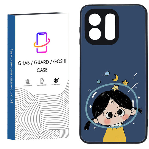 کاور قاب گارد گوشی طرح دخترانه کد 51 - TPU مناسب برای گوشی موبایل شیائومی Redmi Note 12 4G