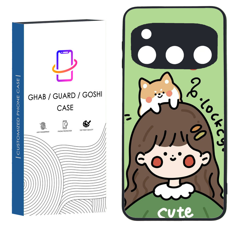 کاور قاب گارد گوشی طرح دخترانه کد 12 - TPU مناسب  برای گوشی موبایل داریا Bond 5g