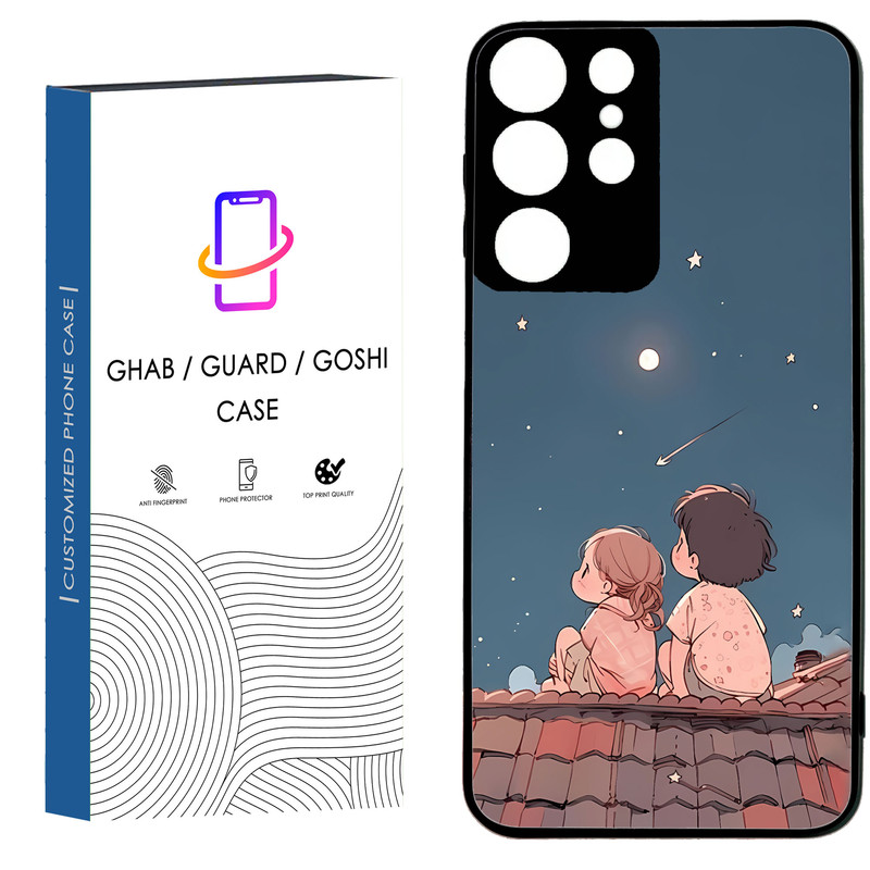 کاور قاب گارد گوشی طرح دخترانه کد 63 - TPU مناسب برای گوشی موبایل سامسونگ Galaxy S21 Ultra / S20 Ultra