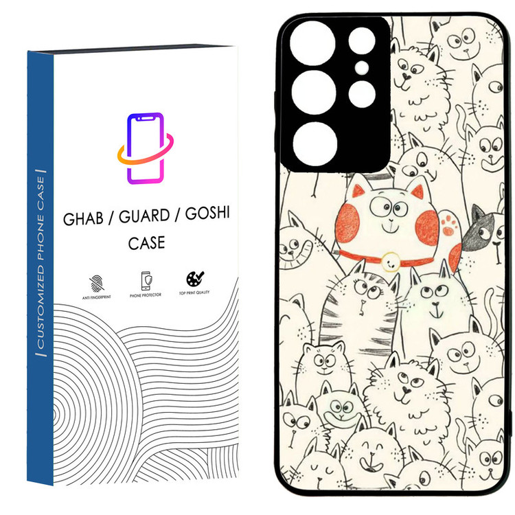 کاور قاب گارد گوشی طرح دخترانه کد 90 - TPU مناسب برای گوشی موبایل سامسونگ Galaxy S21 Ultra / S20 Ultra