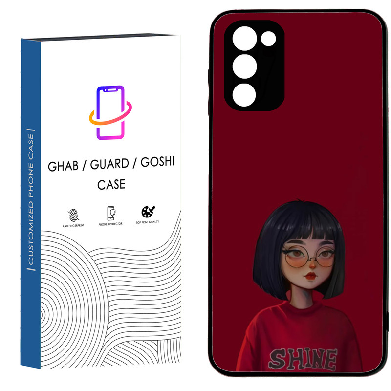 کاور قاب گارد گوشی طرح دخترانه کد 10 - TPU مناسب برای گوشی موبایل سامسونگ Galaxy A02S