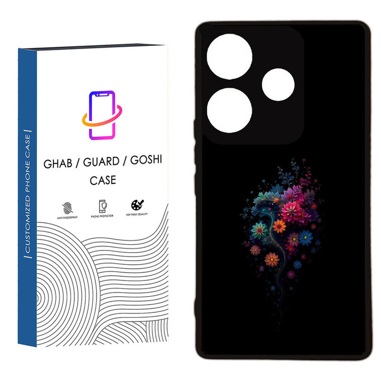 کاور قاب گارد گوشی طرح دخترانه کد 58 - TPU مناسب برای گوشی موبایل شیائومی Redmi 13
