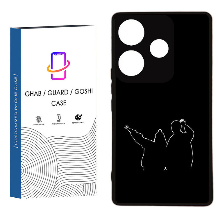 کاور قاب گارد گوشی طرح دخترانه کد 79 - TPU مناسب برای گوشی موبایل شیائومی Redmi 13