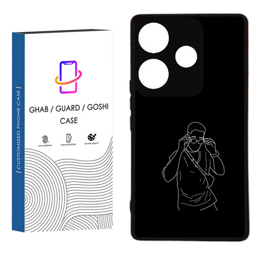 کاور قاب گارد گوشی طرح پسرانه کد 71 - TPU مناسب برای گوشی موبایل شیائومی Redmi 13