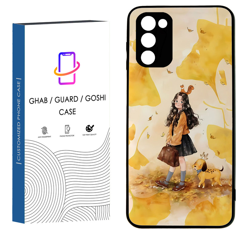 کاور قاب گارد گوشی طرح دخترانه کد 64 - TPU مناسب برای گوشی موبایل سامسونگ Galaxy A02S