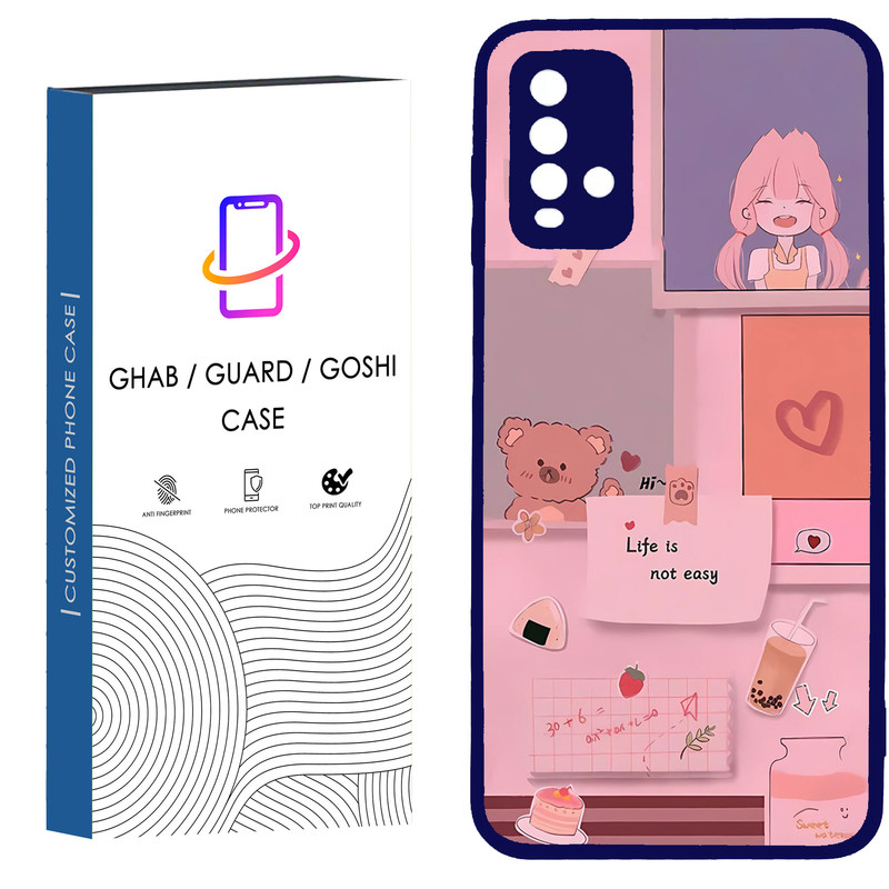 کاور قاب گارد گوشی طرح دخترانه کد - TPU - BN مناسب برای گوشی موبایل  شیائومی Redmi Note 9 4G / Redmi 9T