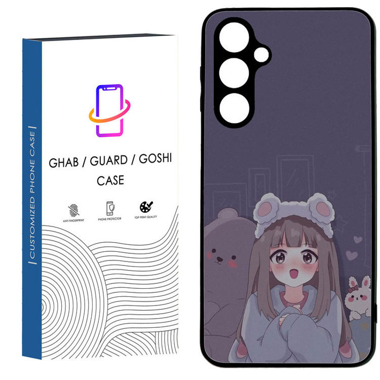 کاور قاب گارد گوشی طرح دخترانه کد 73 - TPU مناسب برای گوشی موبایل سامسونگ Galaxy A34