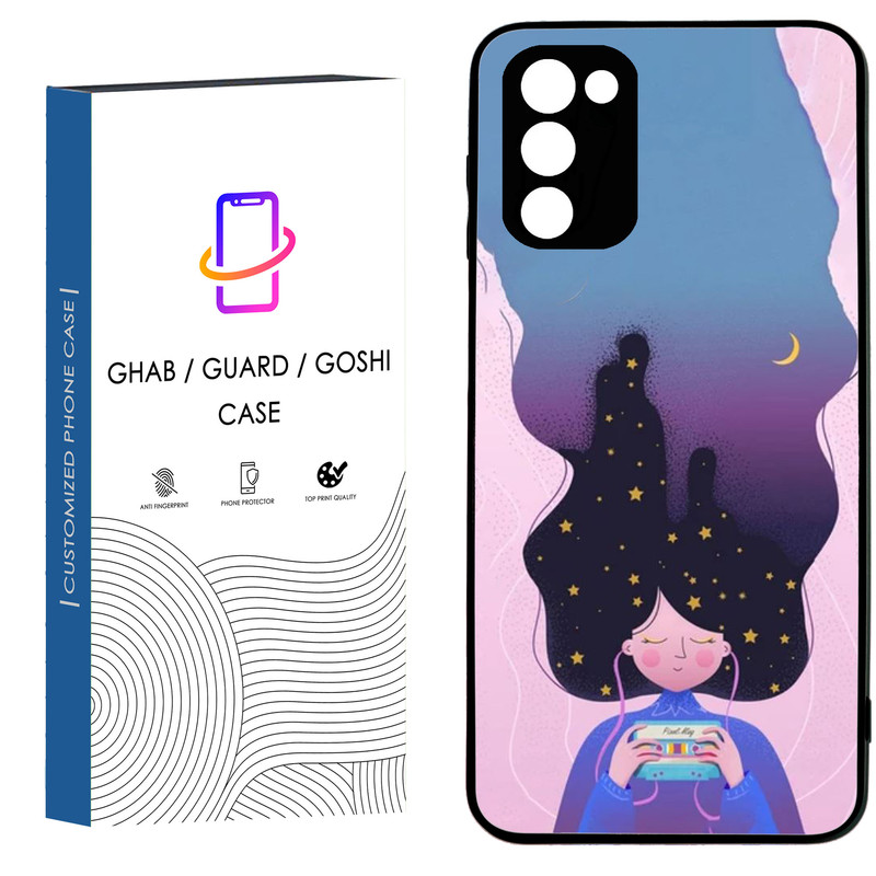 کاور قاب گارد گوشی طرح دخترانه کد 48 - TPU مناسب برای گوشی موبایل سامسونگ Galaxy A02S