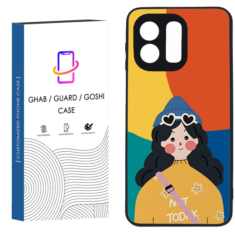 کاور قاب گارد گوشی طرح دخترانه کد 65 - TPU مناسب برای گوشی موبایل شیائومی Redmi Note 12 4G