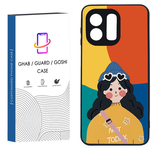 کاور قاب گارد گوشی طرح دخترانه کد 65 - TPU مناسب برای گوشی موبایل شیائومی Redmi Note 12 4G