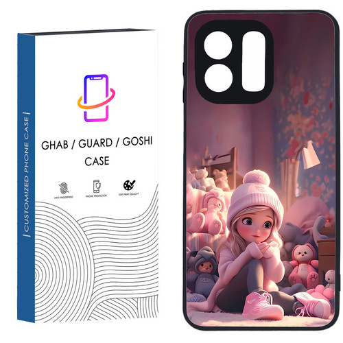 کاور قاب گارد گوشی طرح دخترانه کد 127 - TPU مناسب برای گوشی موبایل شیائومی Redmi Note 12 4G