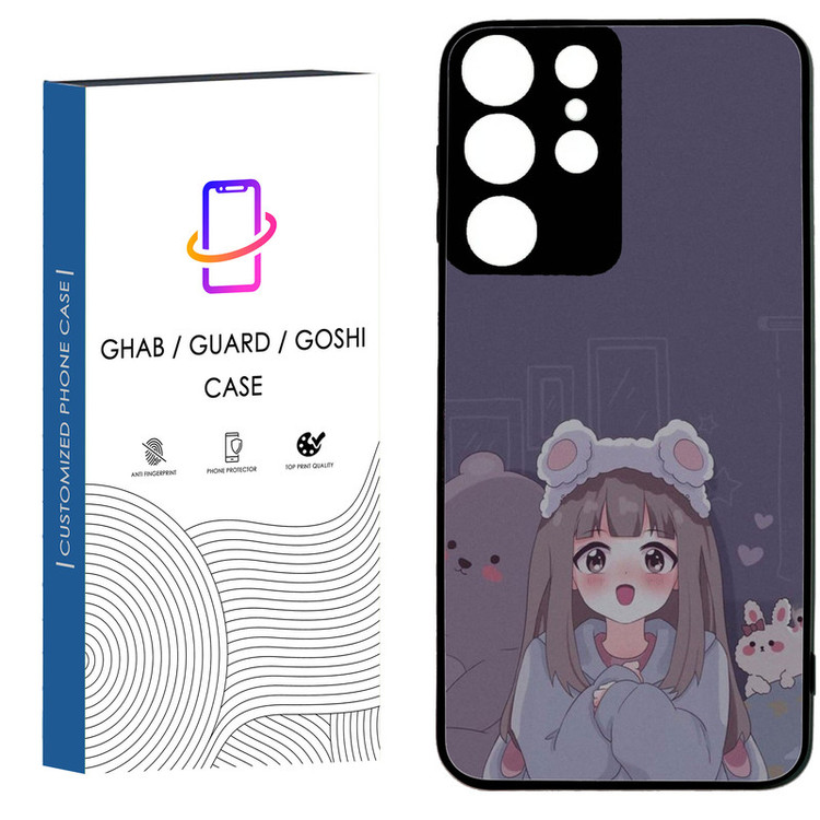 کاور قاب گارد گوشی طرح دخترانه کد 26 - TPU مناسب برای گوشی موبایل سامسونگ Galaxy S21 Ultra / S20 Ultra
