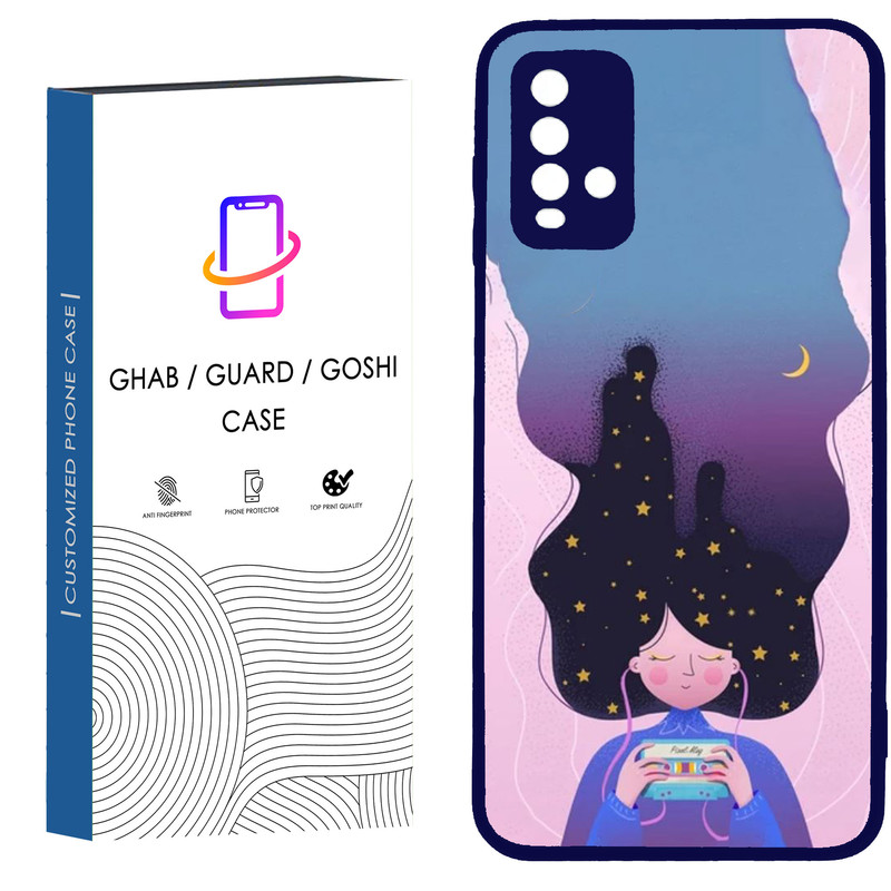کاور قاب گارد گوشی طرح دخترانه کد - TPU - BN مناسب برای گوشی موبایل  شیائومی Redmi Note 9 4G / Redmi 9T
