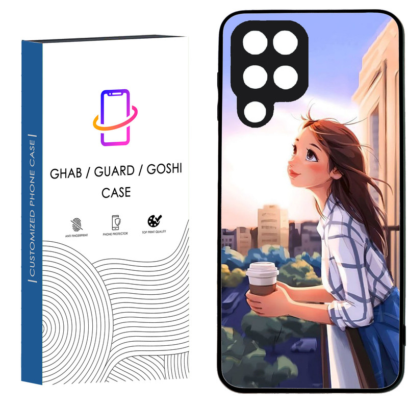 کاور قاب گارد گوشی طرح دخترانه کد 27 - TPU مناسب برای گوشی موبایل سامسونگ Galaxy A22 4G
