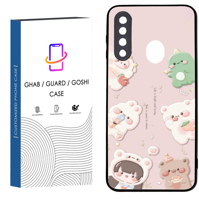 کاور قاب گارد گوشی طرح دخترانه کد 90 - TPU مناسب برای گوشی موبایل سامسونگ Galaxy A20S