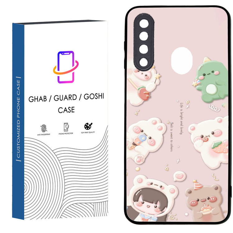کاور قاب گارد گوشی طرح دخترانه کد 90 - TPU مناسب برای گوشی موبایل سامسونگ Galaxy A20S