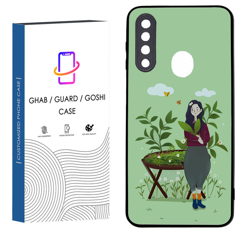 کاور قاب گارد گوشی طرح دخترانه کد 08 - TPU مناسب برای گوشی موبایل سامسونگ Galaxy A20S