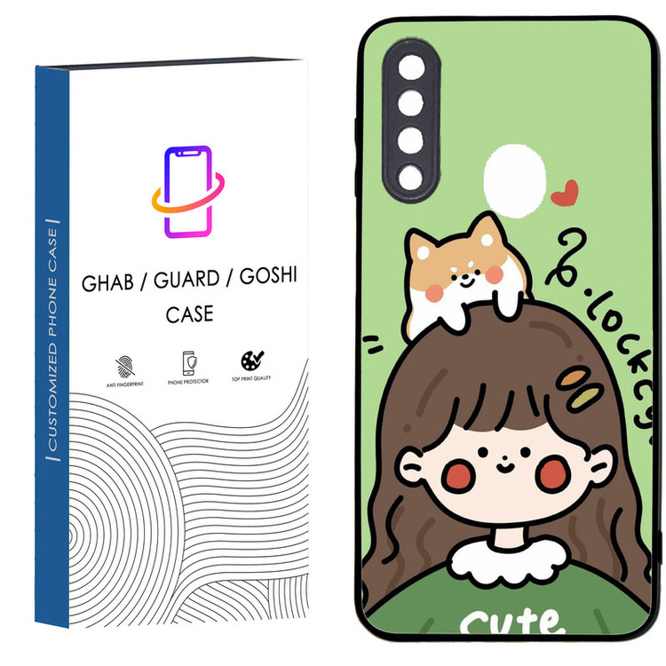 کاور قاب گارد گوشی طرح دخترانه کد 11 - TPU مناسب برای گوشی موبایل سامسونگ Galaxy A20S
