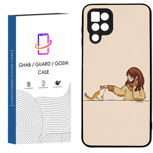 کاور قاب گارد گوشی طرح دخترانه کد 54 - TPU مناسب برای گوشی موبایل سامسونگ Galaxy A12
