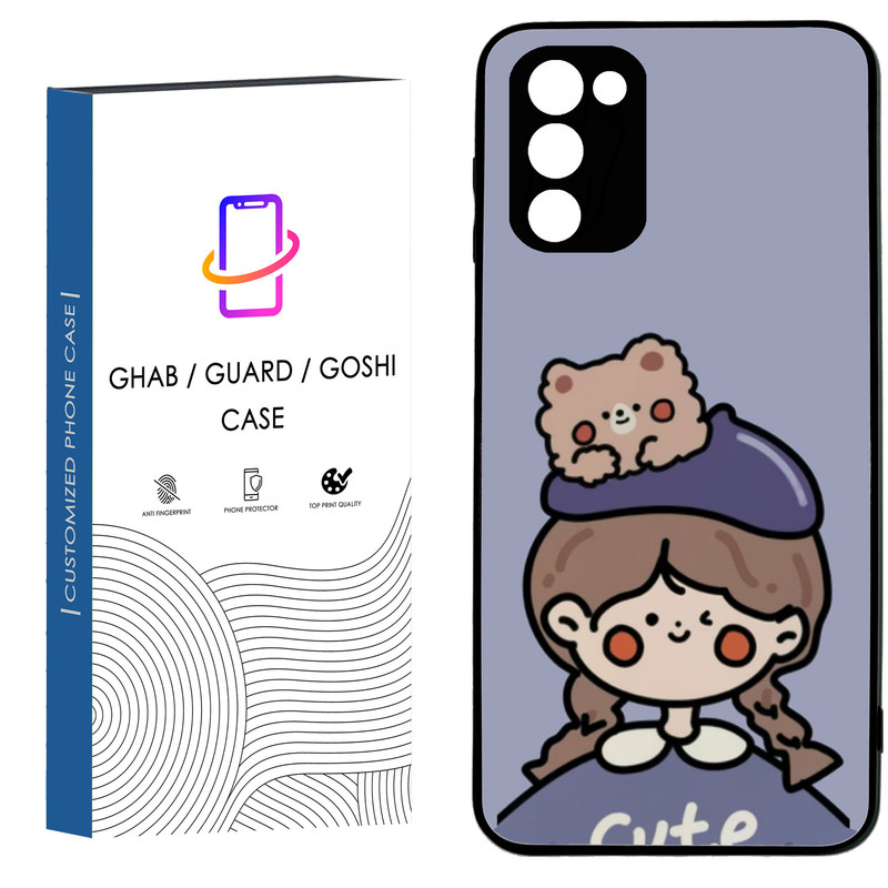 کاور قاب گارد گوشی طرح دخترانه کد 62 - TPU مناسب برای گوشی موبایل سامسونگ Galaxy A02S