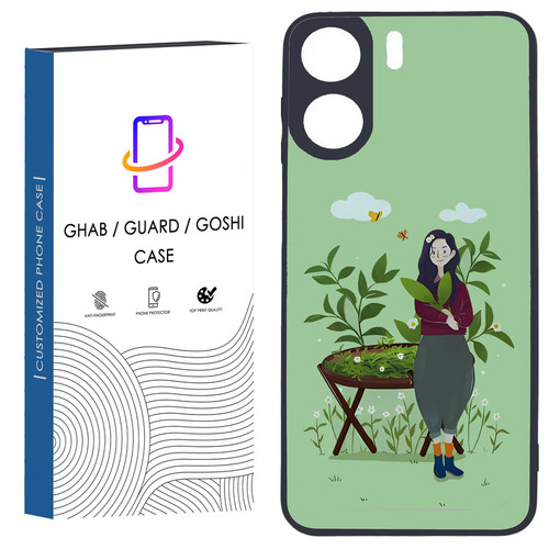 کاور قاب گارد گوشی طرح دخترانه کد 8 - TPU مناسب برای گوشی موبایل شیائومی Redmi 13C / Poco C65