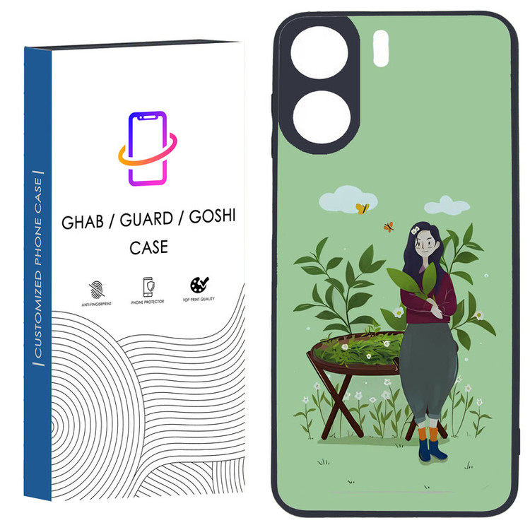 کاور قاب گارد گوشی طرح دخترانه کد 8 - TPU مناسب برای گوشی موبایل شیائومی Redmi 13C / Poco C65