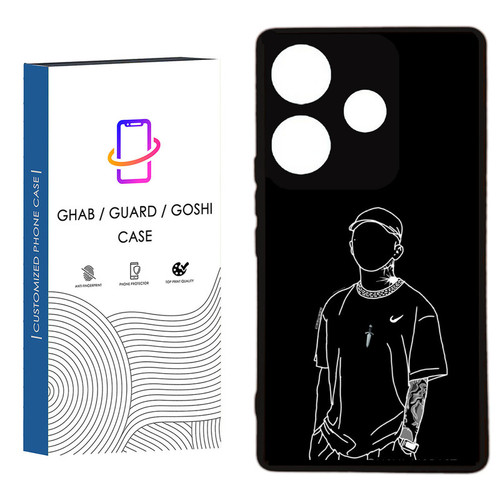 کاور قاب گارد گوشی طرح پسرانه کد 78 - TPU مناسب برای گوشی موبایل شیائومی Redmi 13