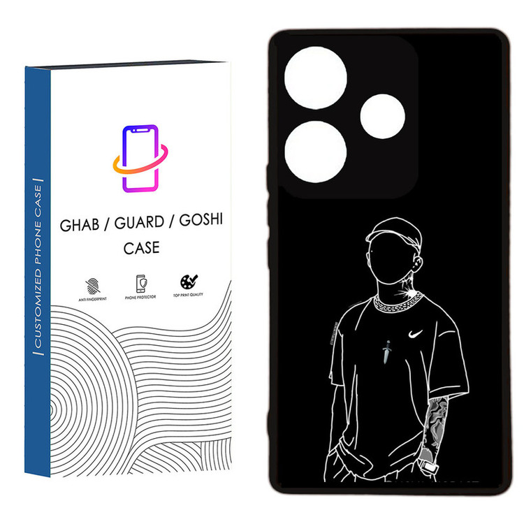 کاور قاب گارد گوشی طرح پسرانه کد 78 - TPU مناسب برای گوشی موبایل شیائومی Redmi 13