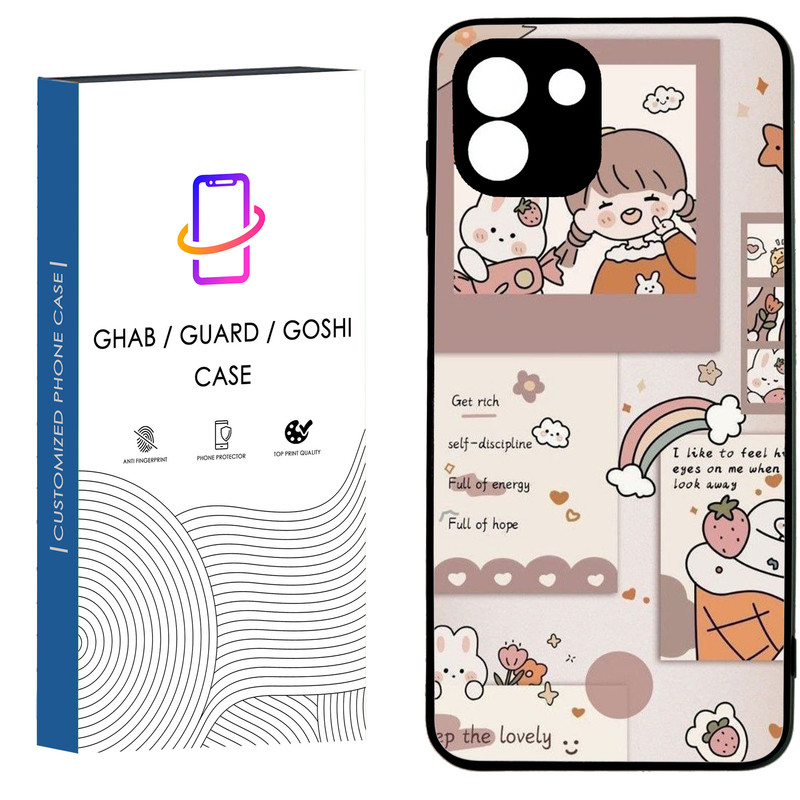 کاور قاب گارد گوشی طرح دخترانه کد 74- TPU مناسب برای گوشی موبایل   سامسونگ Galaxy A03