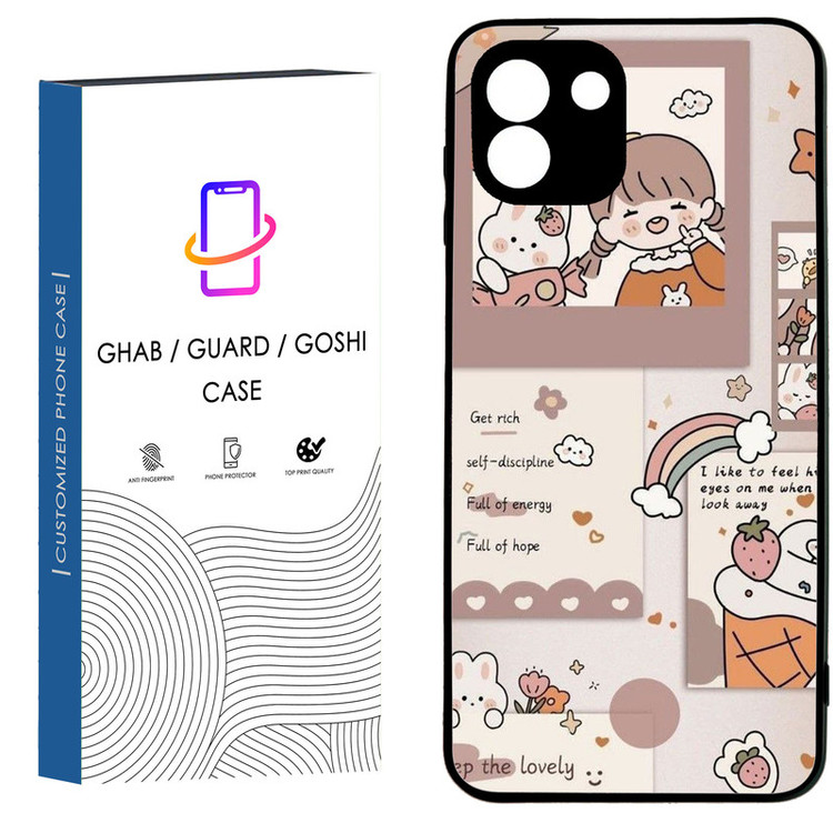 کاور قاب گارد گوشی طرح دخترانه کد 74- TPU مناسب برای گوشی موبایل سامسونگ Galaxy A03