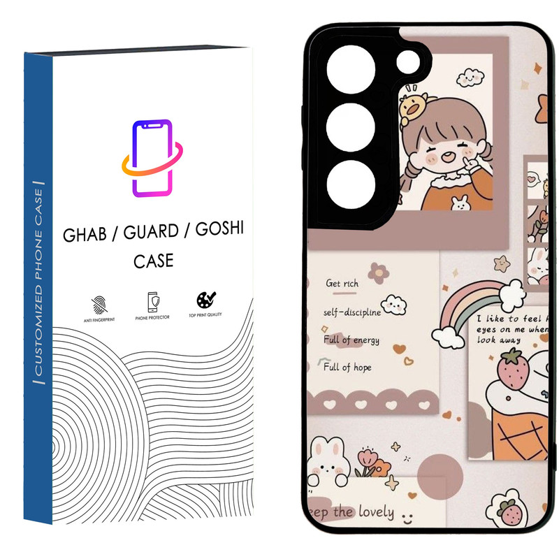 کاور قاب گارد گوشی طرح دخترانه کد 30 - TPU مناسب برای گوشی موبایل سامسونگ Galaxy S21 FE
